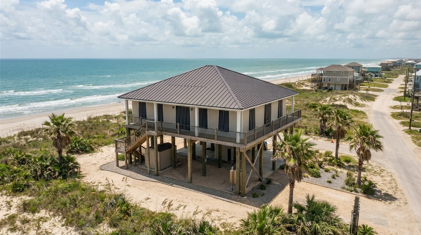 Galveston Texas home rebuild cost and insurance deductible planning