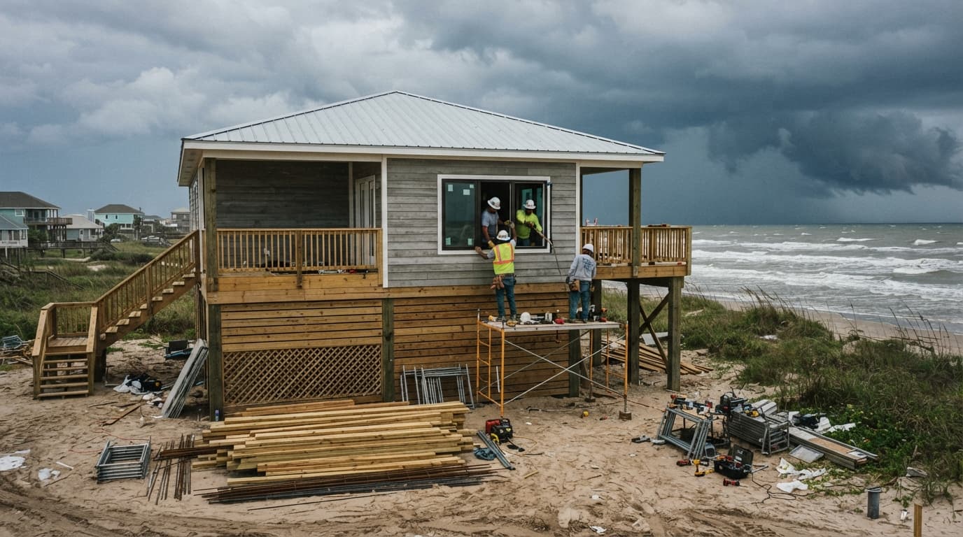 Coastal Construction Costs and Dwelling Coverage in Galveston, TX