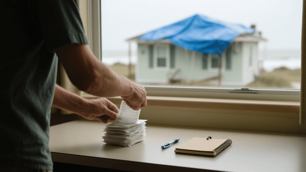 How to Document Additional Living Expenses After a Galveston Home Claim
