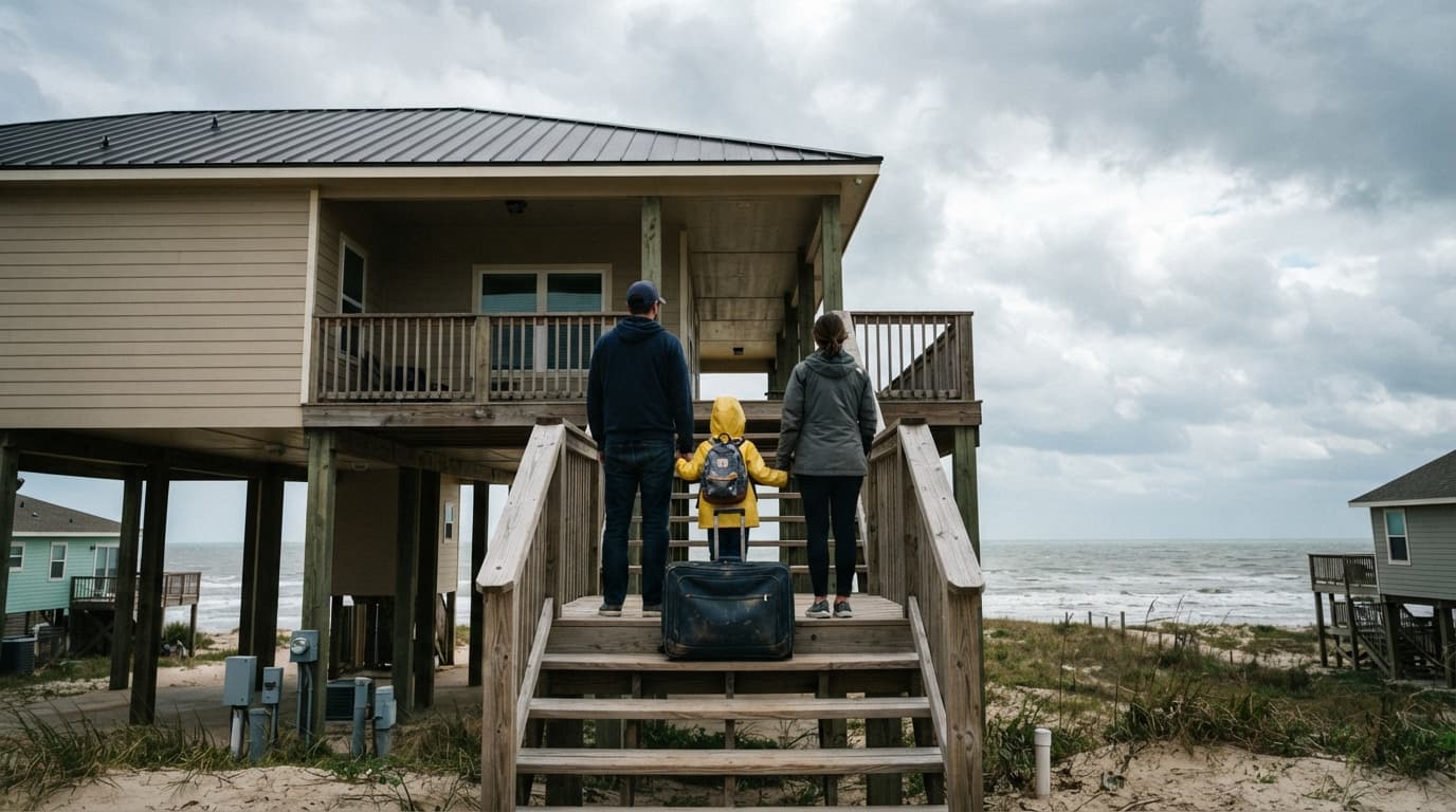Additional Living Expenses coverage for temporary housing after home damage in Galveston TX