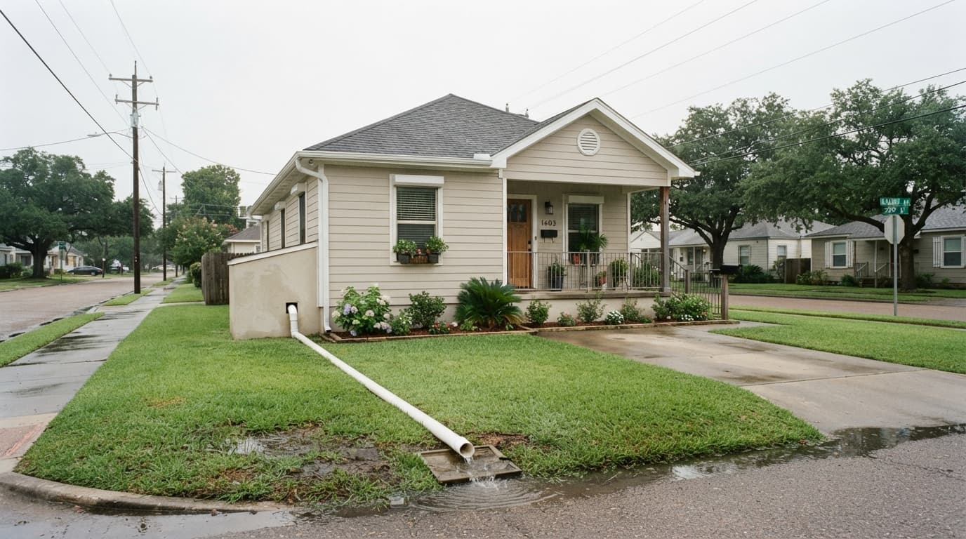 Water backup coverage for homes in Galveston TX after sewer or drain overflow