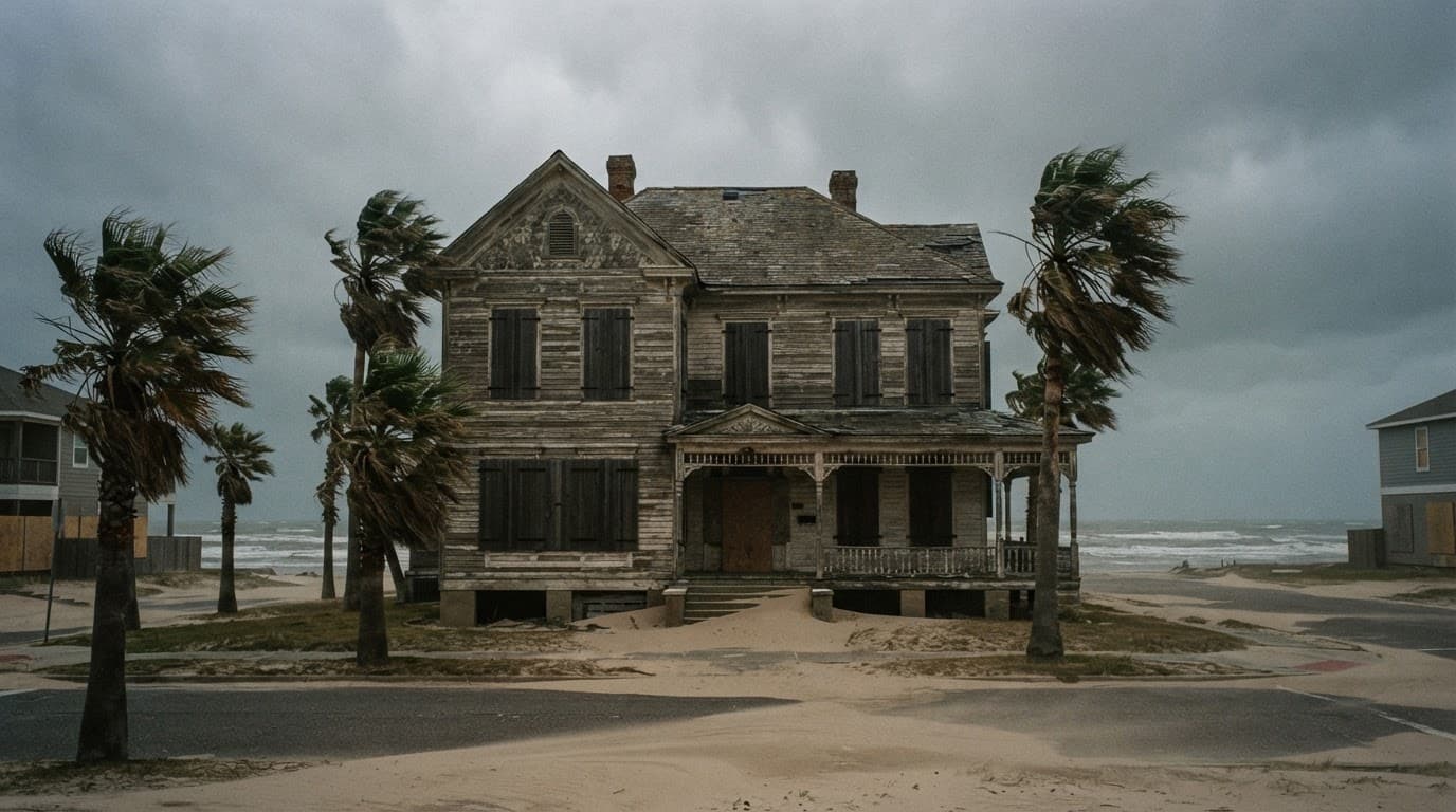 Wind and hail home insurance protection for coastal roofs in Galveston TX